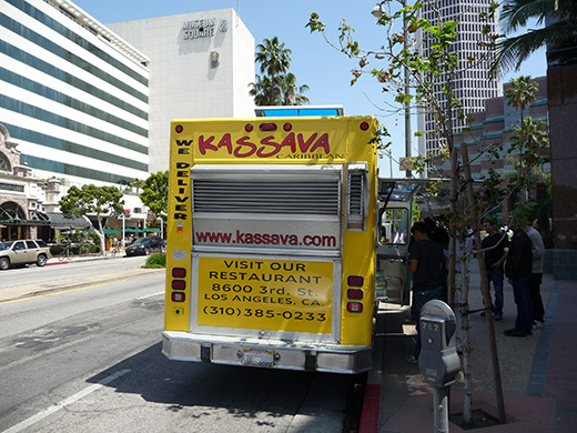 Back of the Kassava truck Photo by Oliver Seldman