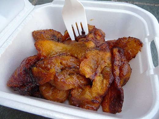 Kassava's fried plantains Photo by Oliver Seldman