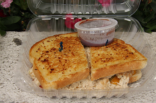 Greenz On Wheelz tuna sandwich Greenz On Wheelz tuna sandwich