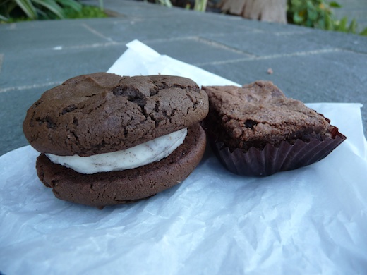 Whoopie Pie and brownie from Sweet E's Bake Shop Whoopie Pie and brownie from Sweet E's Bake Shop